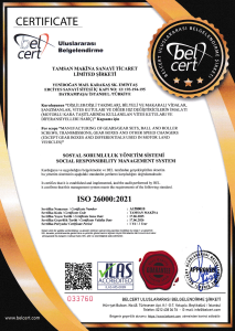 Sosyal Sorumluluk Yönetim Sistemi Sertifikası